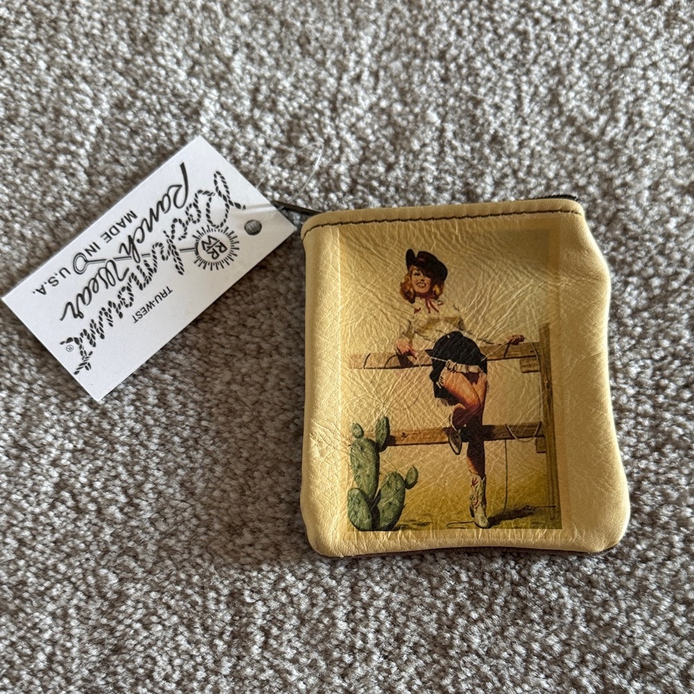 Cowgirl Leather Style Pouch
